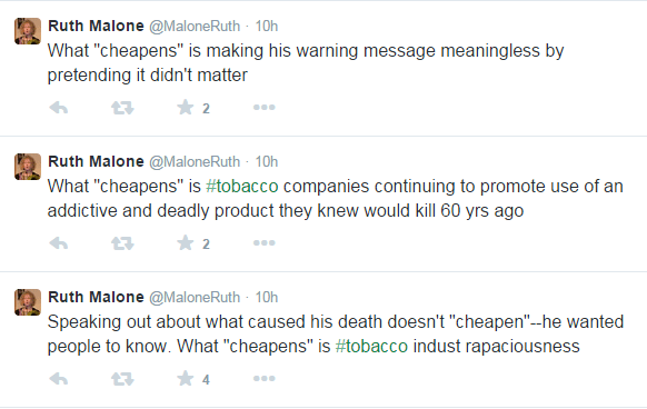 More replies to Ruth’s tweet
