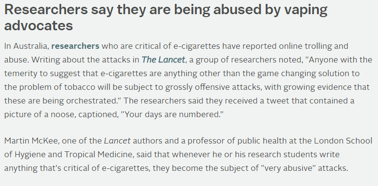 Vox article excerpt on ‘abusive’ attacks
