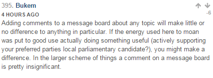 BBC Article Comment