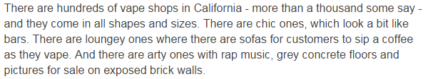 Vape shops