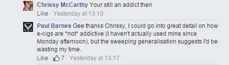 “Addict!”