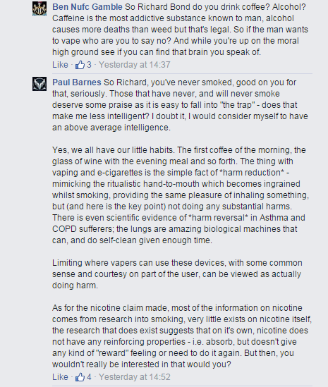 Response to Richard