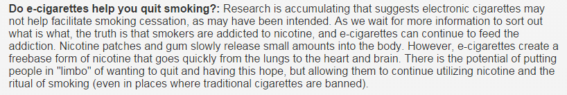 Help to ‘quit’