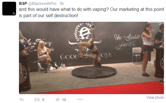 A Vendor Stand at Vaper Expo NJ