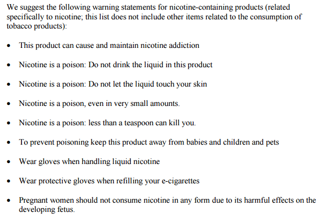 Warnings