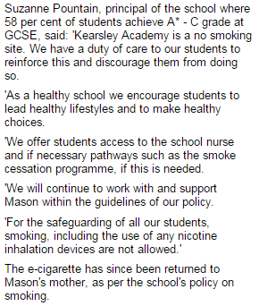 School comment