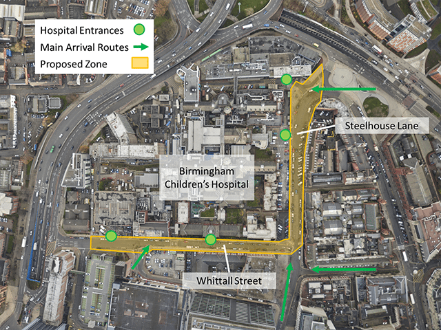 Proposed smoke-free zone